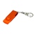 USB 2.0- флешка промо на 16 Гб с поворотным механизмом и однотонным металлическим клипом