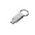 USB 2.0- флешка «Mercury» на 8 Гб с поворотным механизмом и дополнительным разъемом Type-C