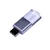USB 2.0- флешка промо на 16 Гб прямоугольной формы, выдвижной механизм