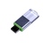 USB 2.0- флешка промо на 32 Гб прямоугольной формы, выдвижной механизм