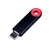 USB 2.0- флешка промо на 32 Гб прямоугольной формы, выдвижной механизм
