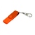 USB 2.0- флешка на 16 Гб с поворотным механизмом и дополнительным разъемом Micro USB