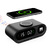 Настольные часы "Smart Hub" с bluetooth колонкой 5Вт, беспроводной (15W) зарядкой и подсветкой логотипа
